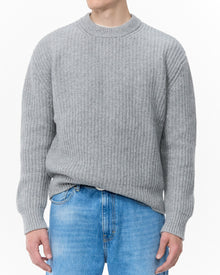Rib Knit Merino Sweater