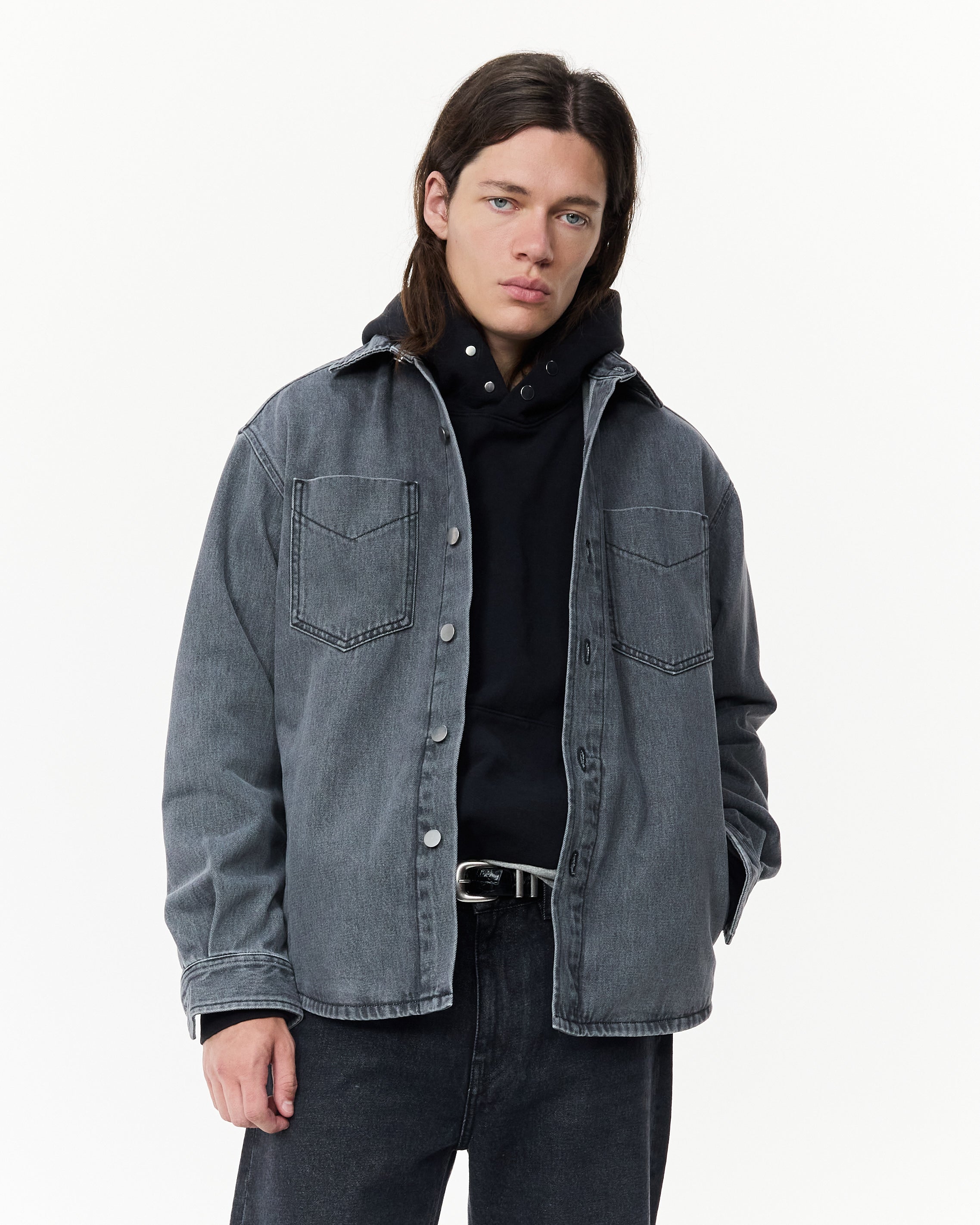 Washed Denim Overshirt