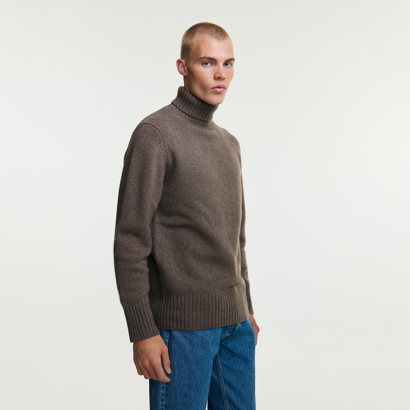 Brown Turtleneck