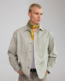 COTTON BLAZY SHIRT JACKET