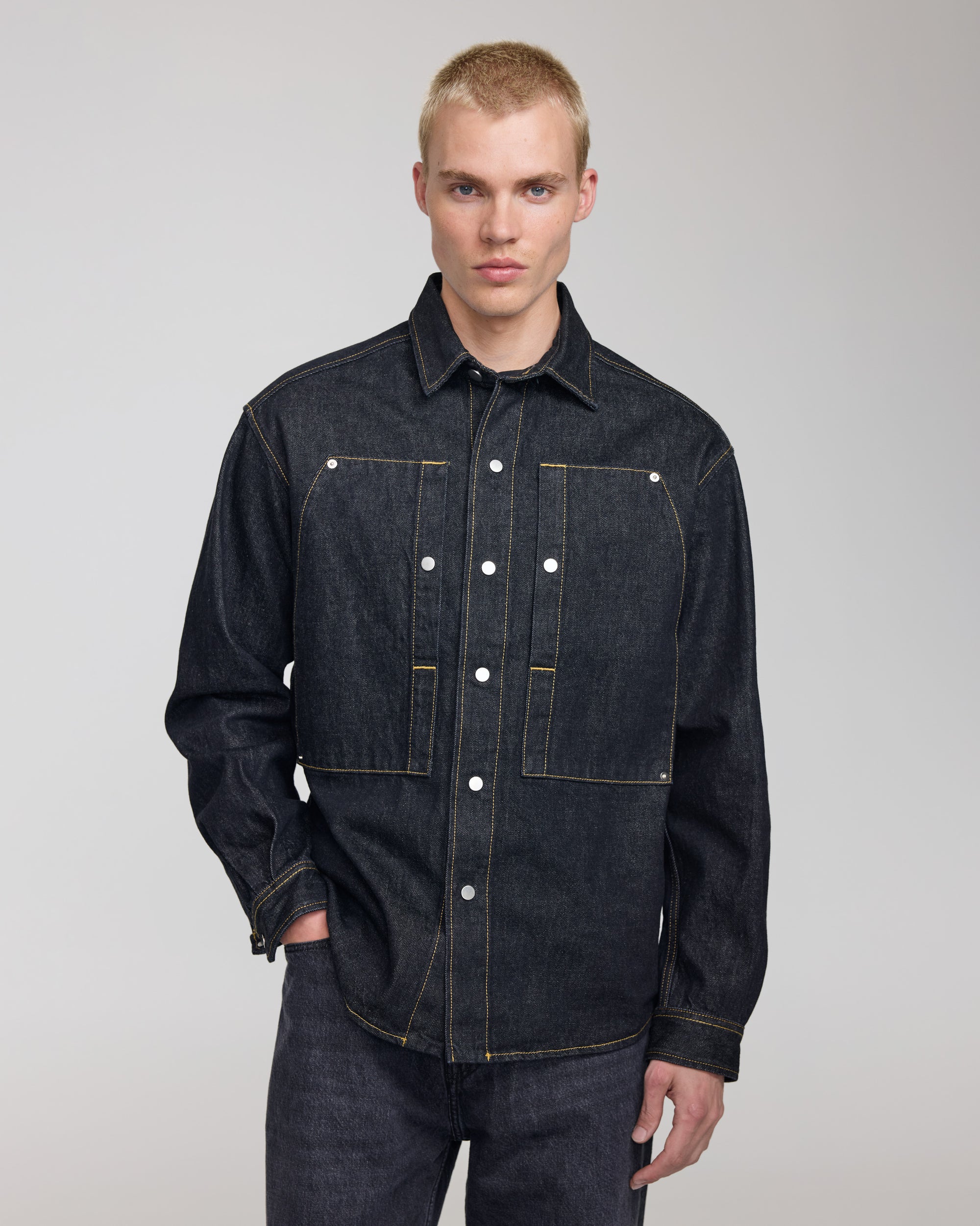 DENIM CHORE SHIRT JACKET