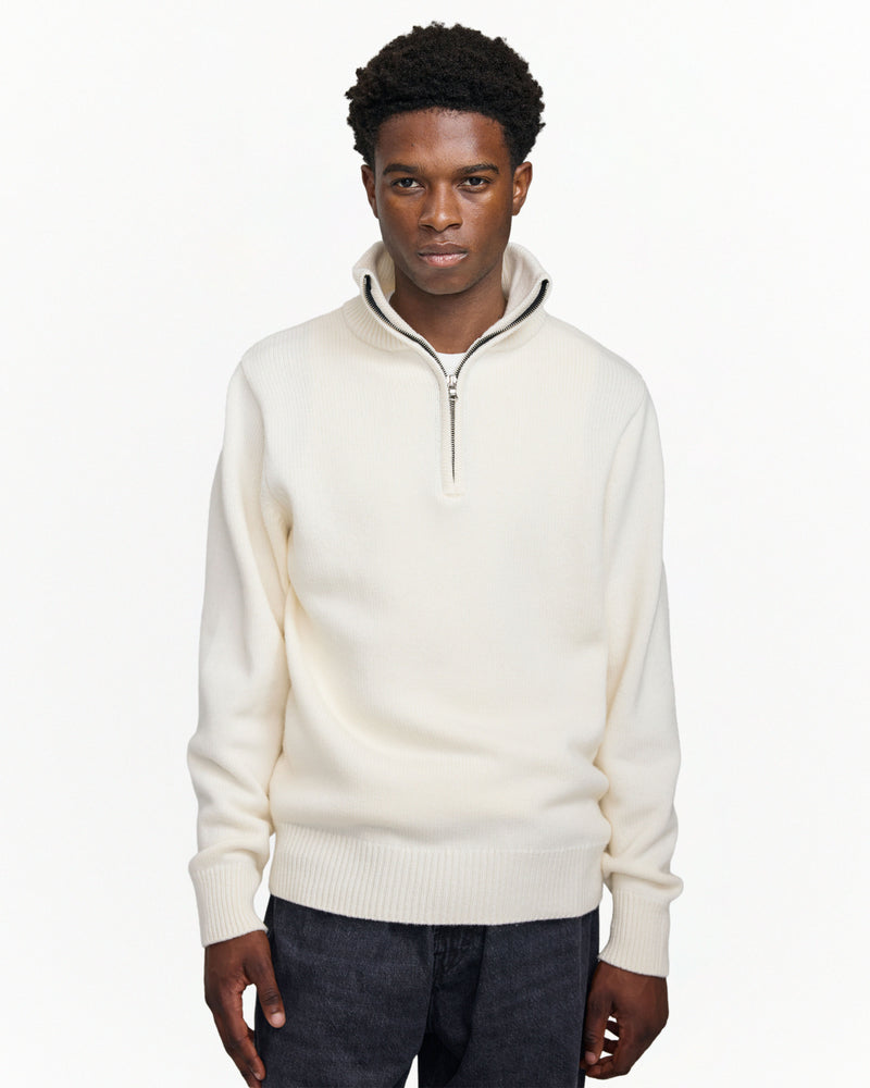 Cashmere Wool Quarter Zip