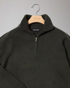 CASHMERE WOOL HALF ZIP
