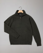 CASHMERE WOOL HALF ZIP