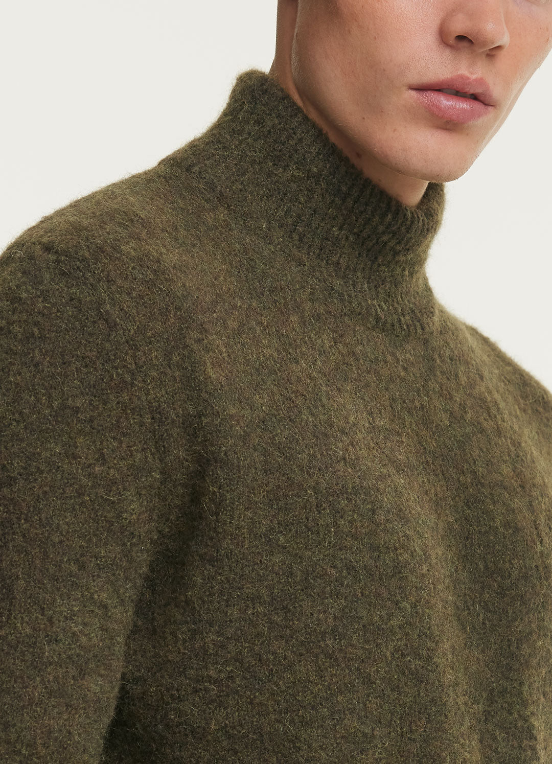 Mock Neck Græn