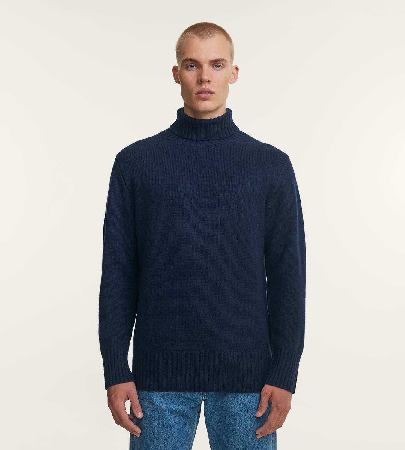 Navy Turtleneck
