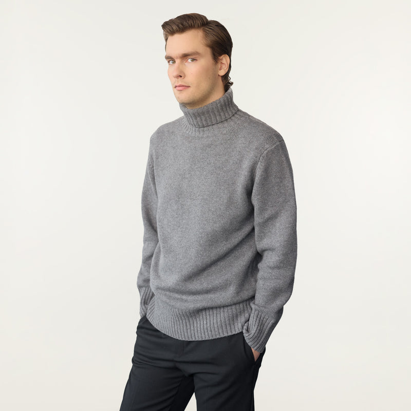 Grey Turtleneck