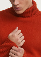 Orange Turtleneck